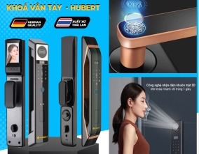 Khoá vân tay HUBERT chính hãng tiêu chuẩn Đức sản xuất Thái Lan thương hiệu số 1 hiện nay.