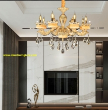 Đèn chùm pha lê nến EU C2067/8