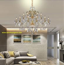 Đèn chùm pha lê nến NC 0630/18