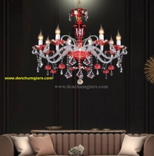 Đèn chùm pha lê nến NC 073/8