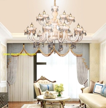 Đèn chùm pha lê nến NC 142/18