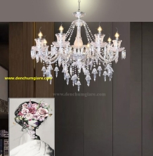 Đèn chùm pha lê nến NC 143/8