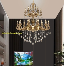 Đèn chùm pha lê nến NC 025/24