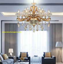 Đèn chùm pha lê nến NC 9903/15