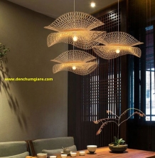 Đèn mây tre hình lá sen MT134/135/136/137