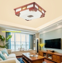 Đèn ốp trần gỗ EU MG006