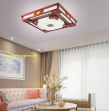 Đèn ốp trần gỗ EU MG008