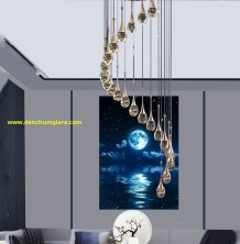 Đèn thả pha lê EU T6238