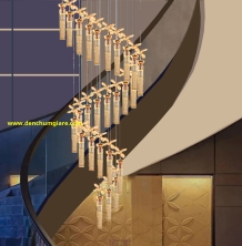 Đèn thả thông tầng pha lê NC 9722/26