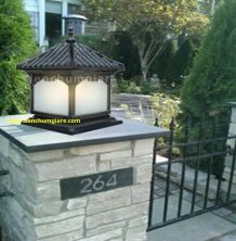 Đèn trụ cổng EU TD1410A