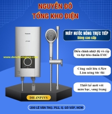 Máy nước nóng trực tiếp Panasonic DH-4NP1VS có bơm trợ lực, dòng cao cấp điều chỉnh nhiệt độ vô cấp 