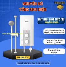 Máy nước nóng trực tiếp Panasonic DH-4RL1VW không có bơm trợ lực, dòng tiêu chuẩn điều chỉnh nhiệt độ theo 3 cấp độ 