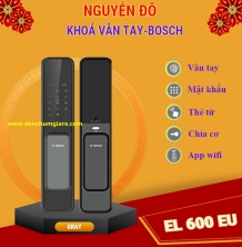 Khoá vân tay BOSCH EL 600 EU  chính hãng tiêu chuẩn Đức với 5 tính năng bảo mật