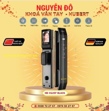 Khoá vân tay cửa gỗ HUBERT HB CG25F BLACK tiêu chuẩn Đức với 8 tính năng nổi bật