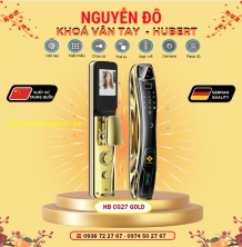 Khoá vân tay cửa gỗ HUBERT HB CG27 tiêu chuẩn Đức với 8 tính năng nổi bật