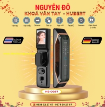 Khoá vân tay cửa gỗ HUBERT HB CG87 Copper  tiêu chuẩn Đức với 8 tính năng nổi bật