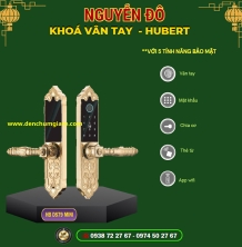Khoá vân tay đại sảnh HUBERT HB DS79 GOLD MINI tiêu chuẩn Đức với 6 tính năng nổi bật