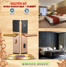 Khoá cửa khách sạn HUBERT HB KSCG77 Black/Copper tiêu chuẩn Đức chất liệu bằng thép không gỉ