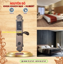 Khoá cửa khách sạn HUBERT HB KSCG86 Amber Gold tiêu chuẩn Đức chất liệu bằng đồng mạ niken