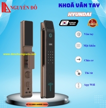 Khoá vân tay cửa gỗ, khoá cửa gỗ Hyundai HY-SLA808 tiêu chuẩn Hàn Quốc với 5 tính năng nổi bật