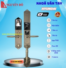 Khoá vân cửa đại sảnh Hyundai HY-SLC8818 BRONZE được thiết kế theo phong cách tân cổ điển tiêu chuẩn Hàn Quốc với 8 tính năng nổi bật 