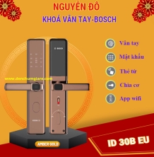 Khoá vân tay BOSCH ID 30B EU chính hãng tiêu chuẩn Đức với 5 tính năng bảo mật