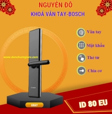 Khoá vân tay BOSCH ID 80 EU chính hãng tiêu chuẩn Đức với 4 tính năng bảo mật