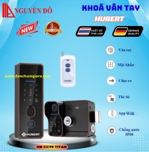 Khoá vân tay cửa cổng Hubert  HB CC79 TITAN tiêu chuẩn Đức với 6 tính năng nổi bật