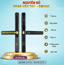 Khoá vân tay cửa nhôm Demax SL601 JB/ SL501 JB tiêu chuẩn Đức với 6 tính năng nổi bật 