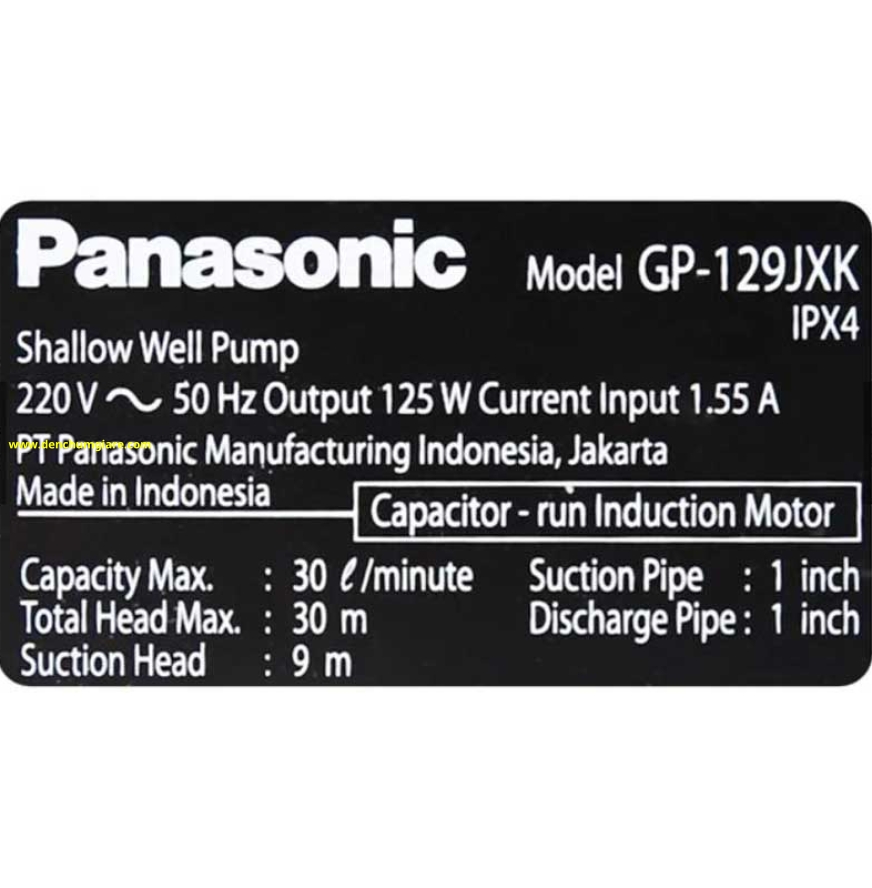 Máy bơm nước Panasonic đẩy cao GP-129JXK-SV5