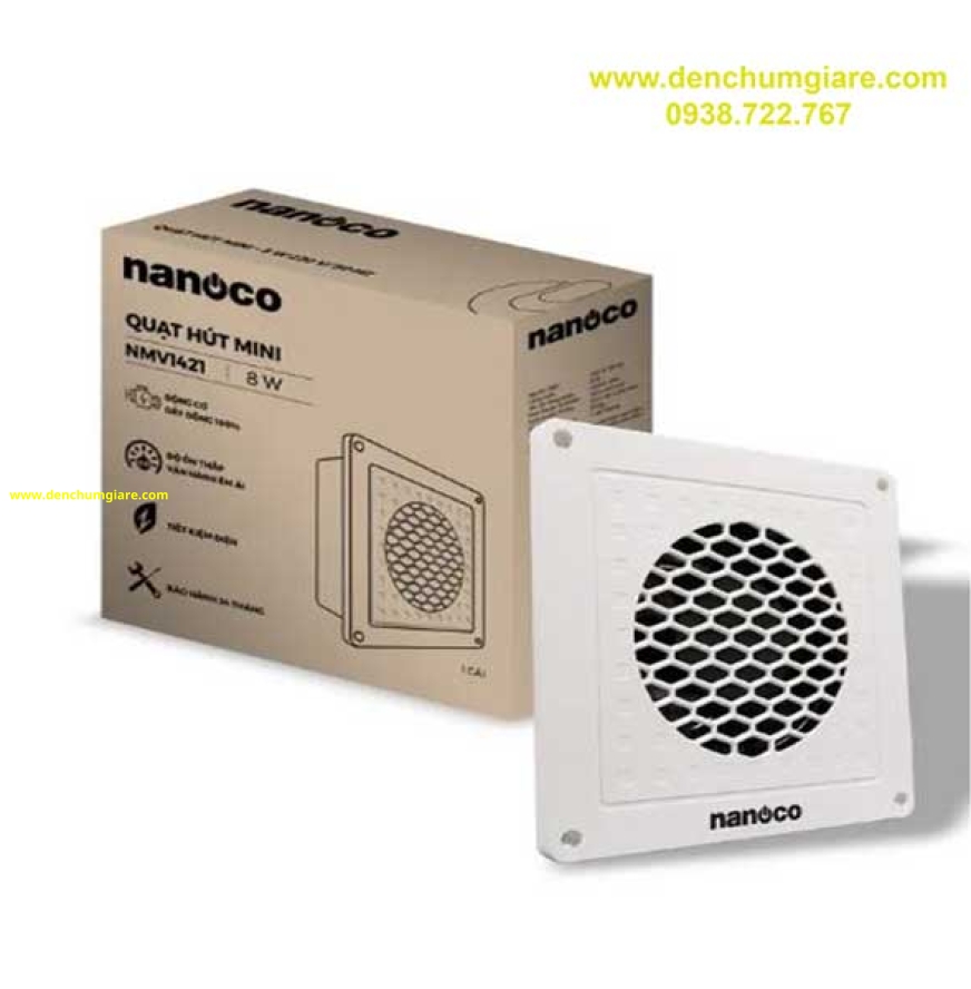 Quạt hút âm trần mini Nanoco NMV1421