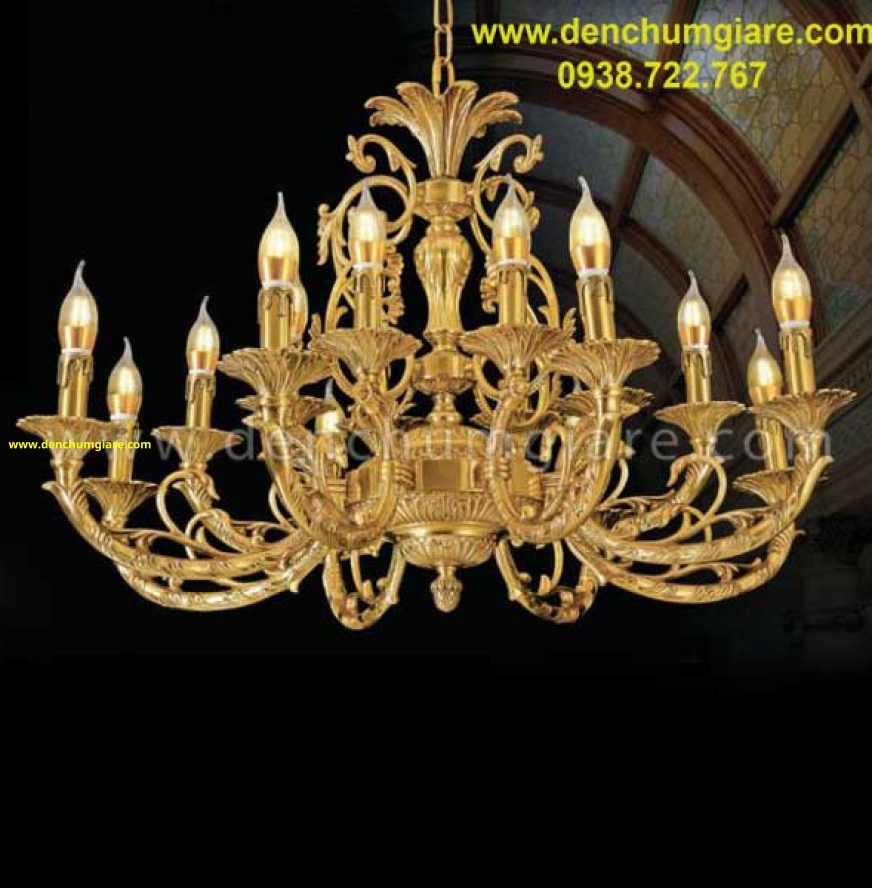Đèn chùm đồng CĐ1192/16