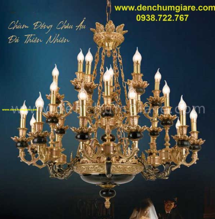 Đèn chùm đồng CĐ1271/27