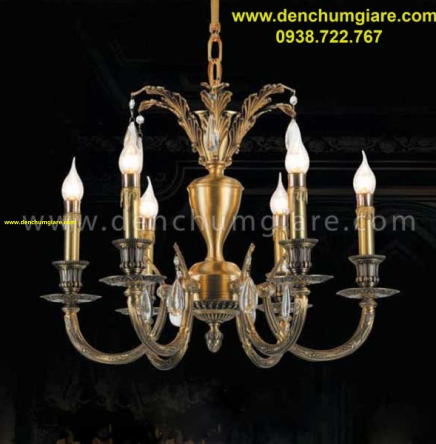 Đèn chùm đồng CĐ1279/6
