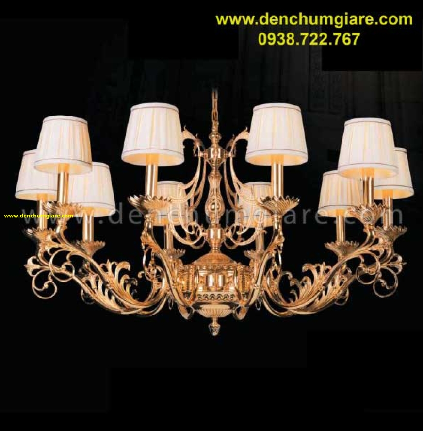 Đèn chùm đồng CĐ1282/10