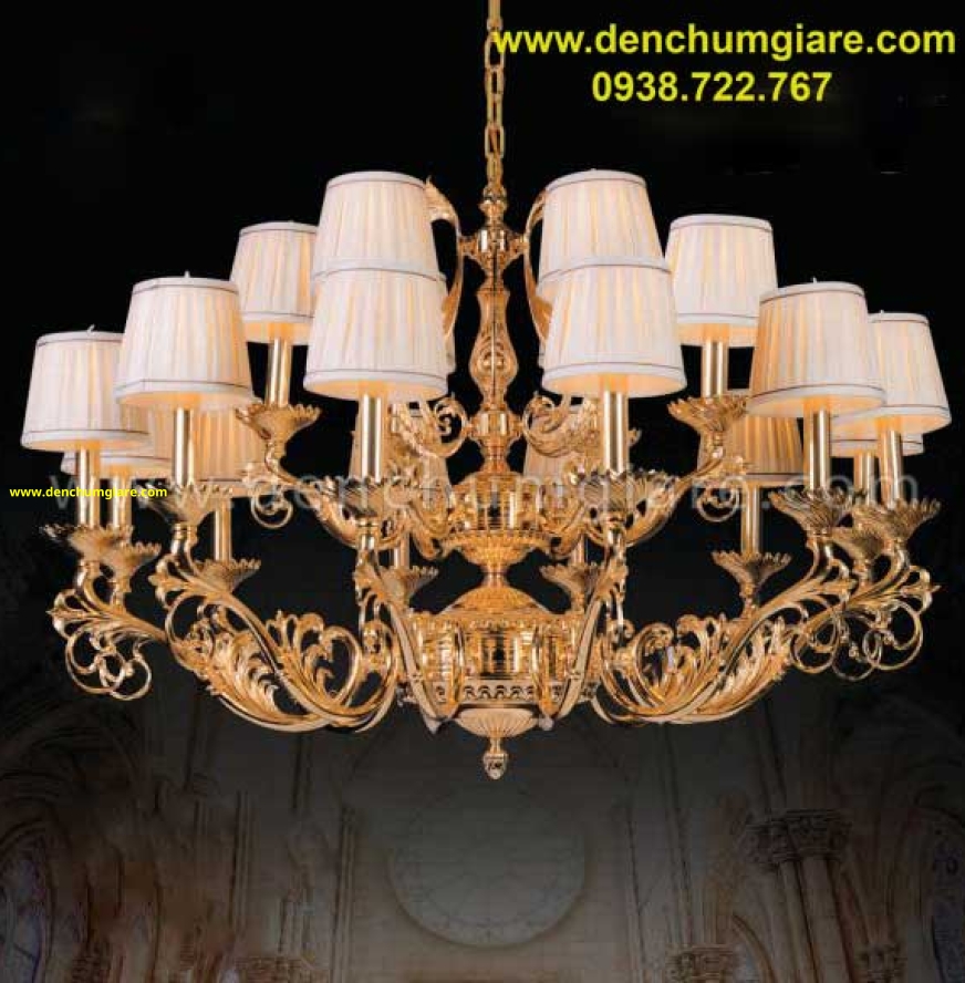 Đèn chùm đồng CĐ1282/18