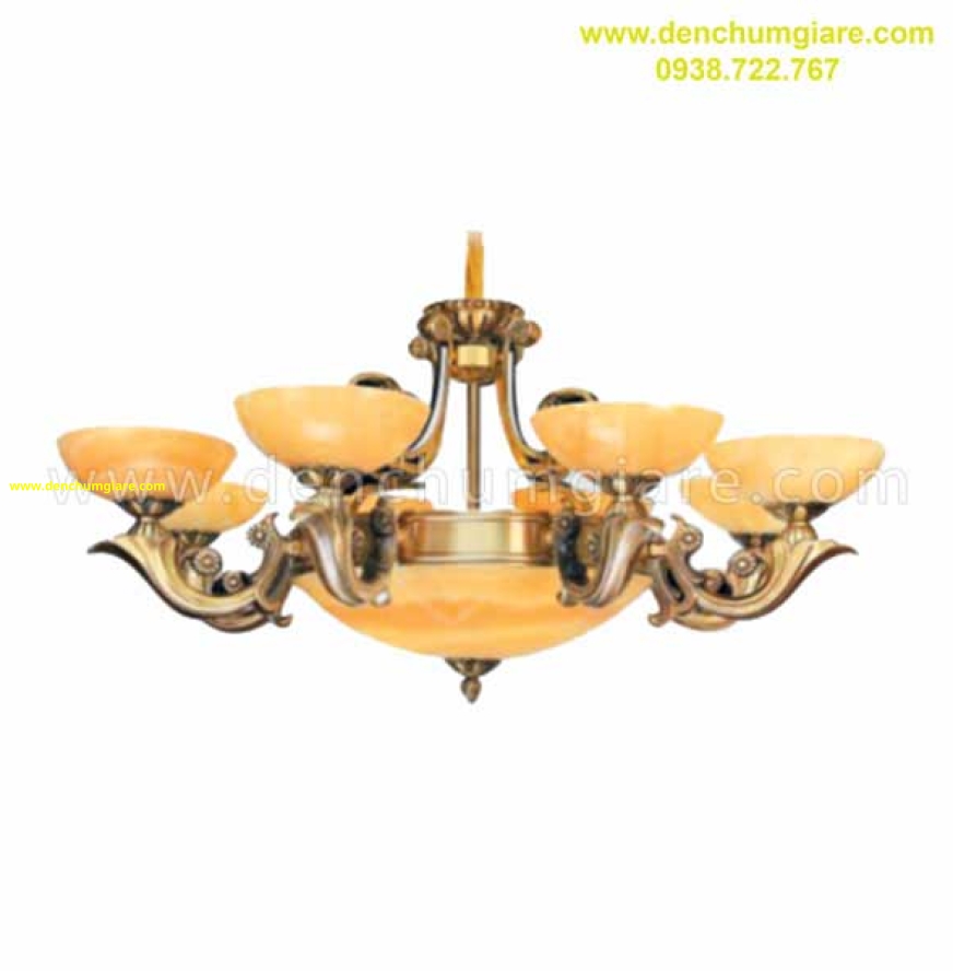 Đèn chùm đồng EU CD733/8