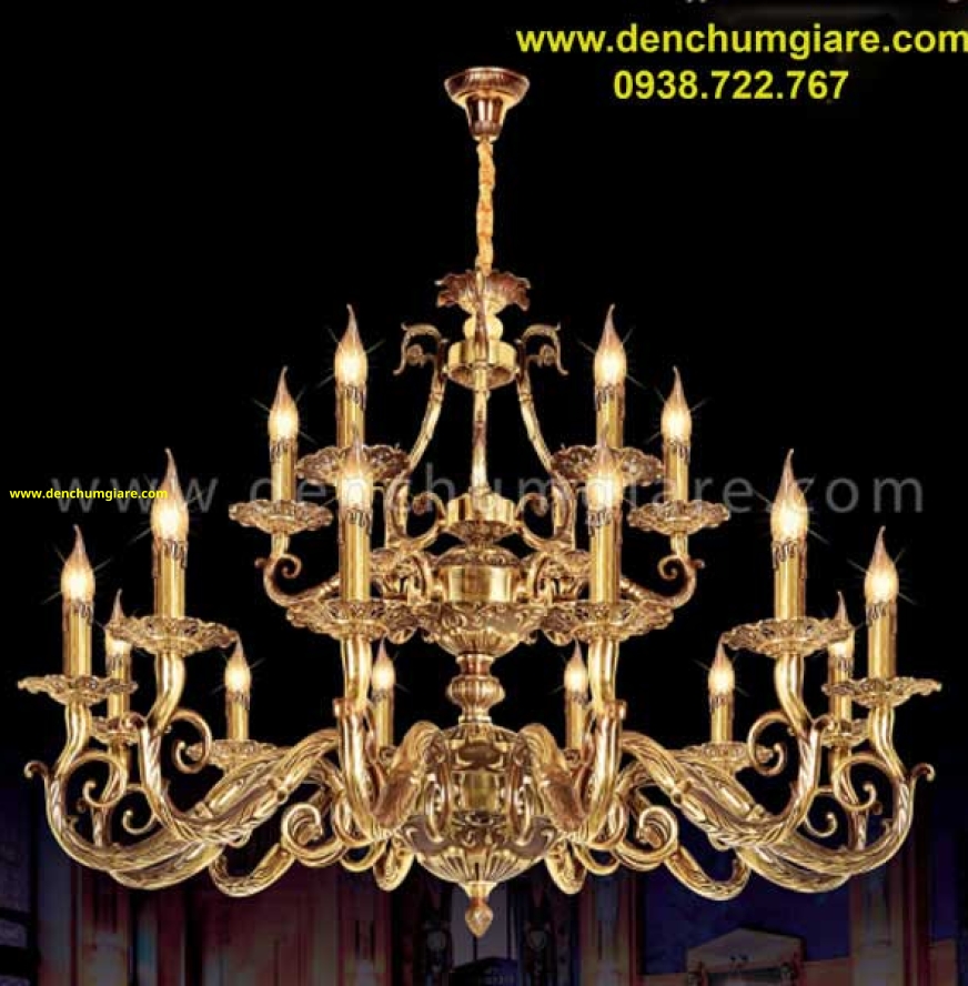 Đèn chùm đồng NC 031/18