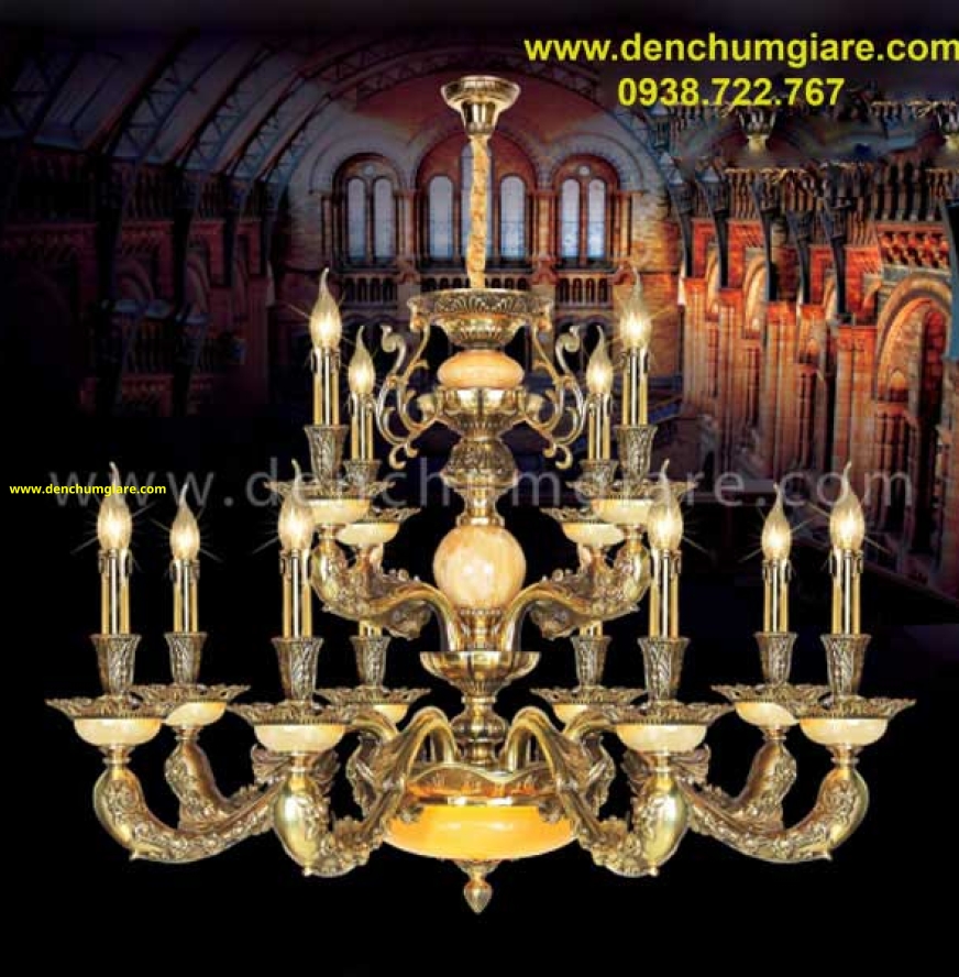 Đèn chùm đồng NC 1117/18