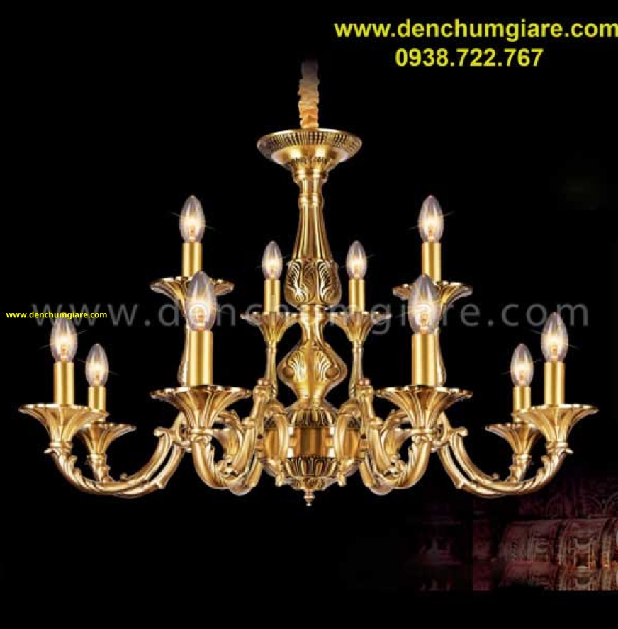 Đèn chùm đồng NC 740/12