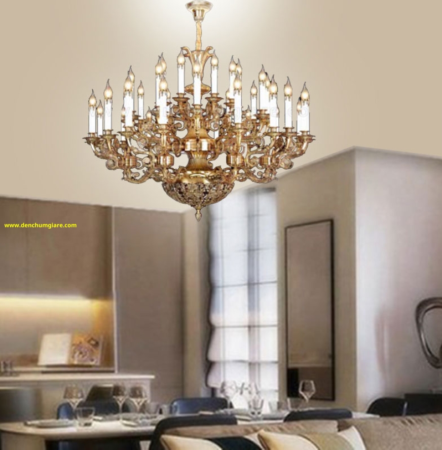 Đèn chùm pha lê nến NC 026/36