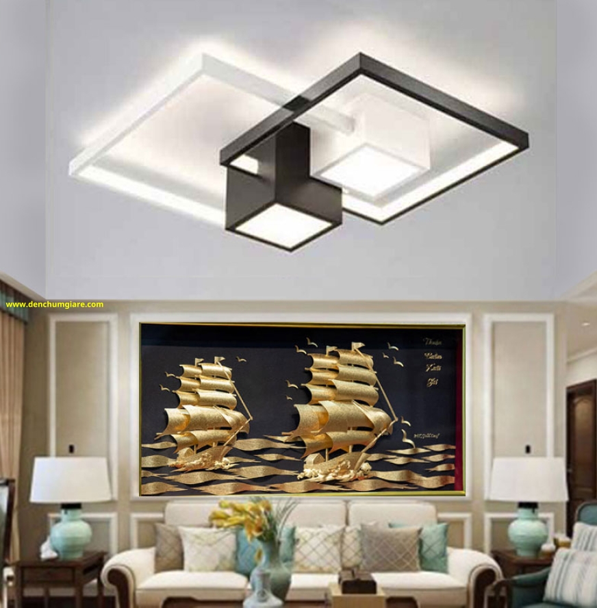 Đèn ốp trần phòng khách hiện đại EU ML31