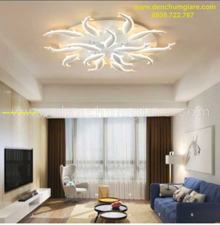 Đèn ốp trần phòng khách hiện đại EU ML8521/15
