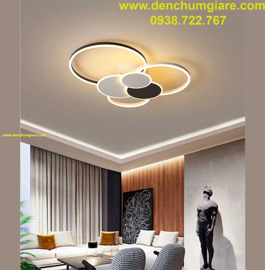 Đèn ốp trần phòng khách hiện đại LTH MO9064