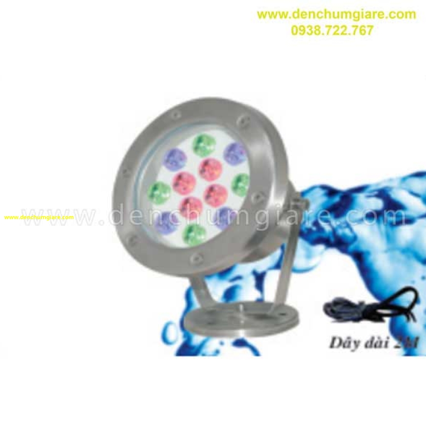 Đèn pha dưới nước 12w EU HB12