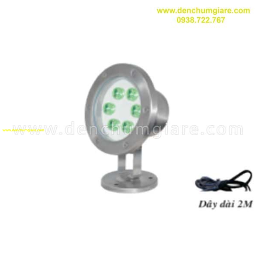 Đèn pha dưới nước 6w EU HB6