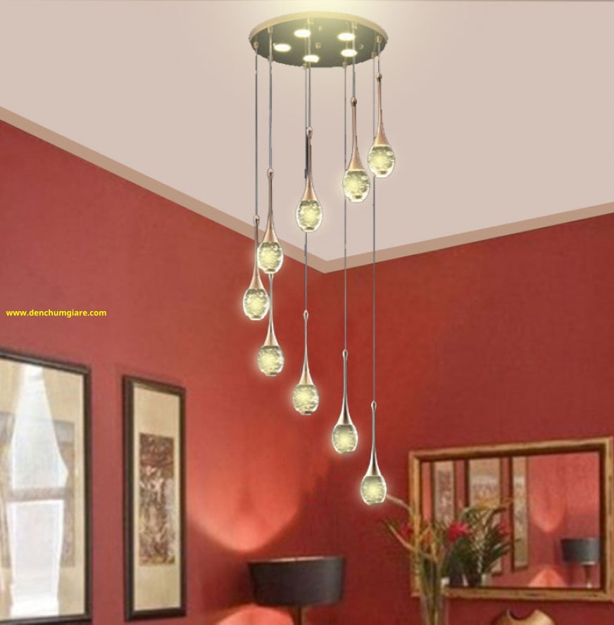 Đèn thả pha lê EU T6236