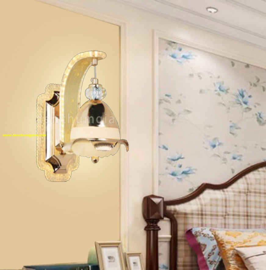 Đèn treo tường pha lê NV 8007