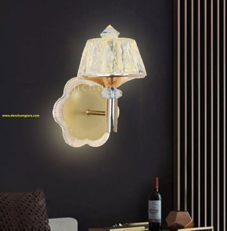 Đèn treo tường pha lê NV 8098