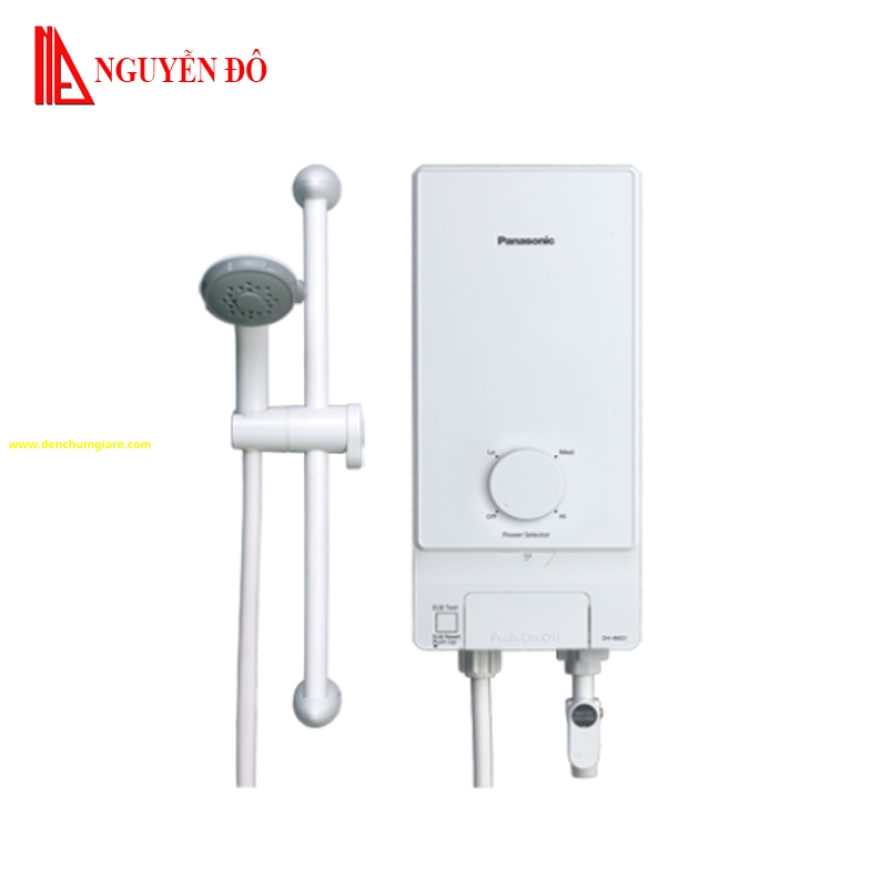 Máy nước nóng trực tiếp Panasonic DH-4MS1VW không có bơm trợ lực, dòng tiêu chuẩn điều chỉnh nhiệt độ theo 3 cấp độ 